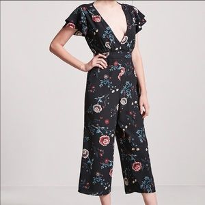 Black Floral Romper - Forever 21